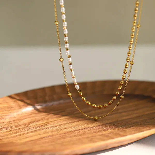 Gold_Layered_Pearl_Beaded_Necklace_For_Women